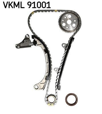 Jeu de distribution à chaînes (Kit chaîne de distribution) SKF ref. VKML 91001